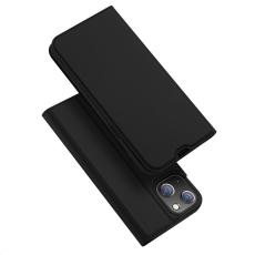 DUX DUCIS iPhone 13 - DUX DUCIS Skin Pro L&auml;der Fodral - Svart - Teknikhallen.se