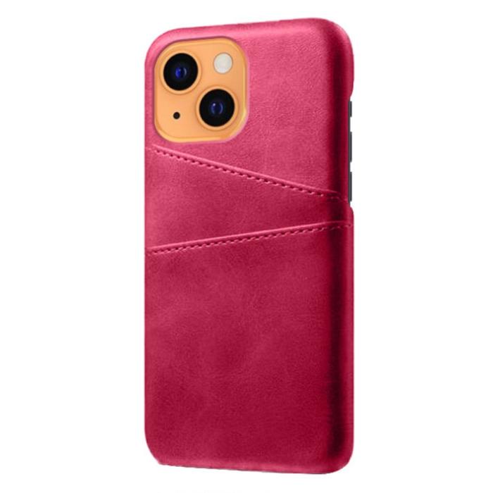 Bild 2, KSQ iPhone 13 - KSQ Skal Med Kortfack - Rosa - Teknikhallen.se