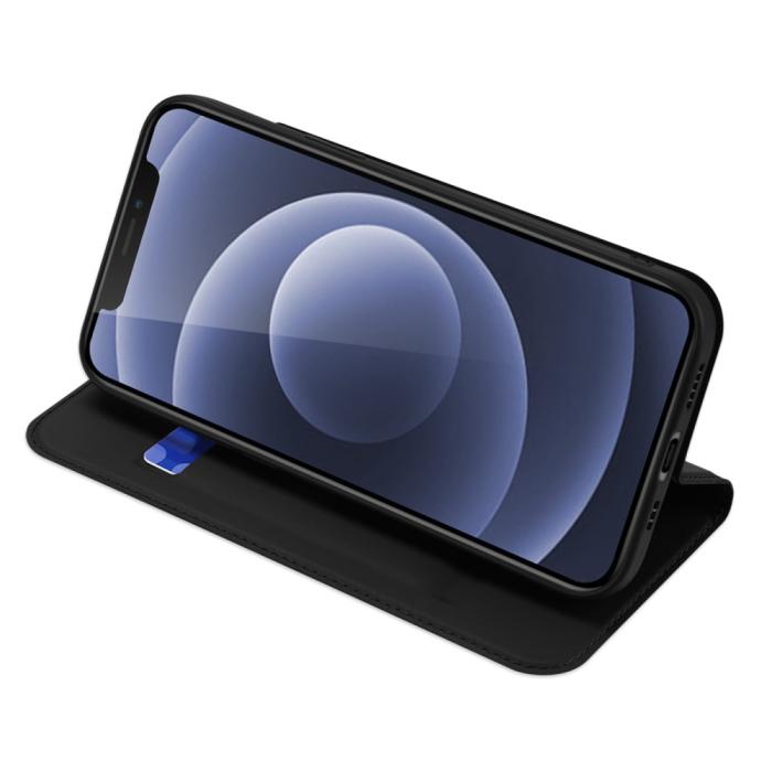 Bild 3, DUX DUCIS iPhone 13 - DUX DUCIS Skin Pro Läder Fodral - Svart - Teknikhallen.se