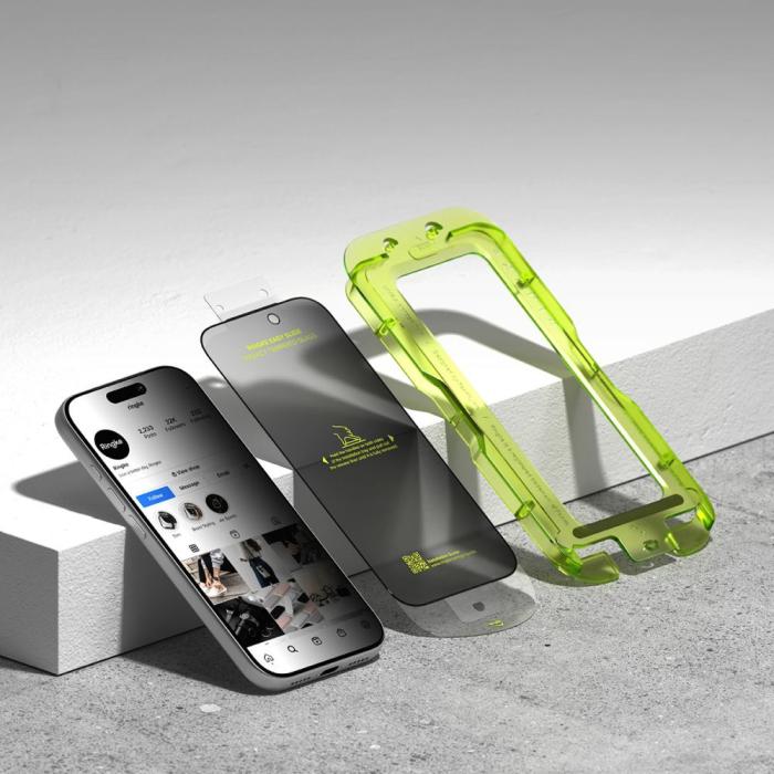 Bild 4, Ringke Ringke iPhone 17 Pro Max 2-PACK Easy Slide Skärmskydd Härdat Glas - Teknikhallen.se