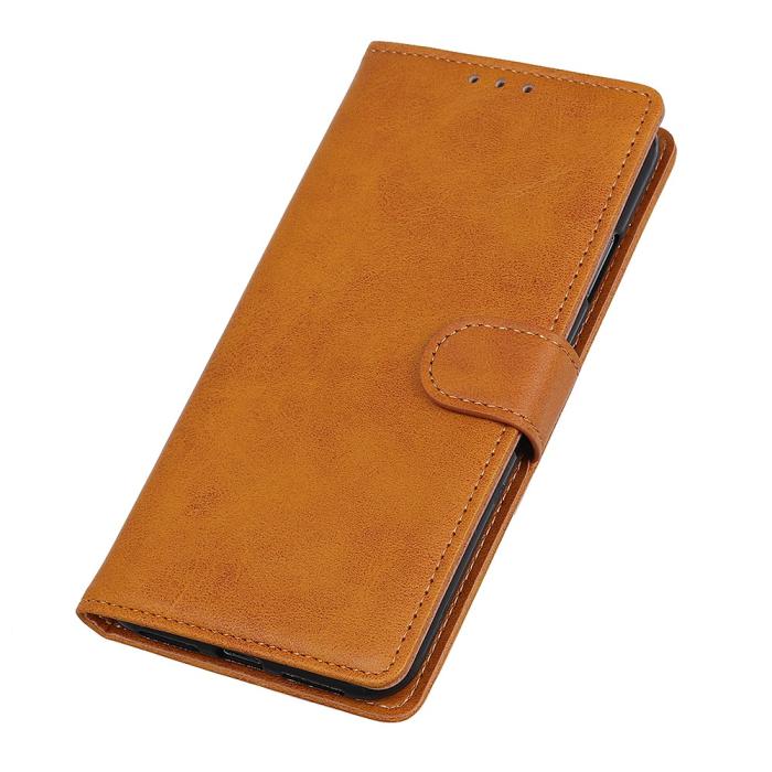 Bild 6,  Xiaomi Redmi Note 11 4G Fodral Solid Läder Brun - Teknikhallen.se