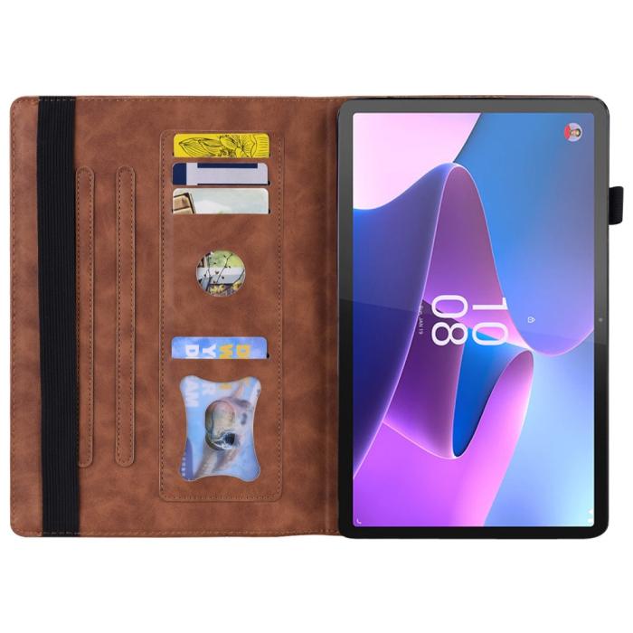 Bild 2,  Lenovo Tab P11 Pro Gen 2 Fodral Med Frontficka Brun - Teknikhallen.se