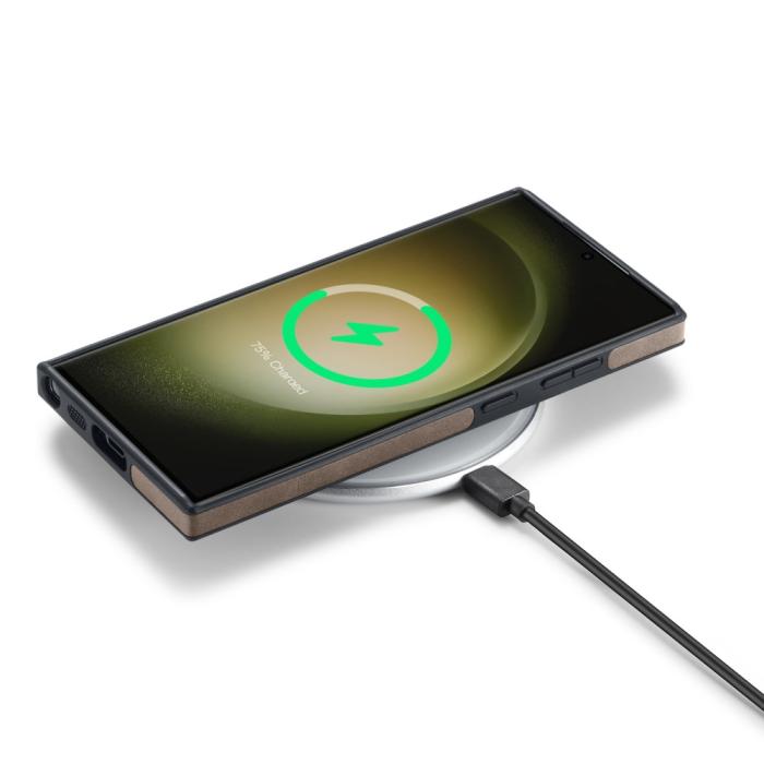 Bild 6, DG.MING DG.MING Samsung Galaxy S24 Ultra Skal Läderbelagt Brun - Teknikhallen.se