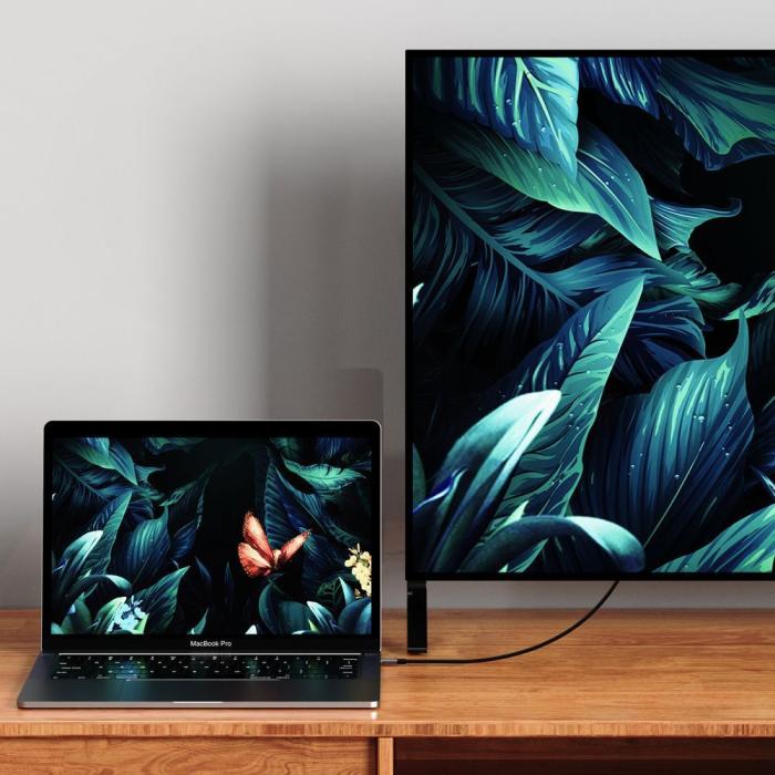 Bild 3, Tech-Protect Tech-Protect 1.8m 8K 60Hz USB-C-DisplayPort 1.4 Kabel UltraBoost - Teknikhallen.se