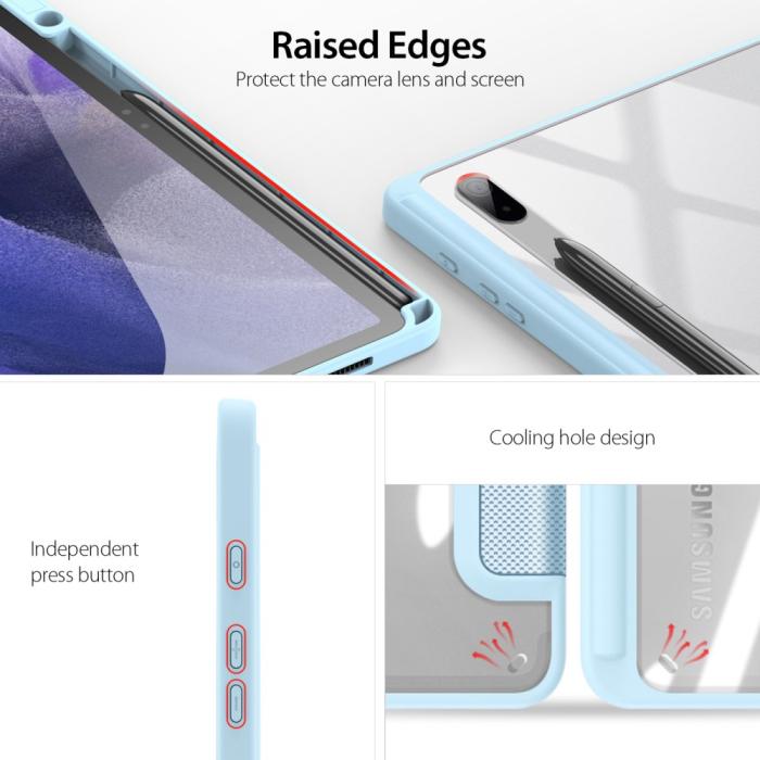 Bild 6, DUX DUCIS DUX DUCIS Samsung Galaxy Tab S7 FE/S7 Plus/S8 Plus Fodral TOBY Pennhållare - Teknikhallen.se