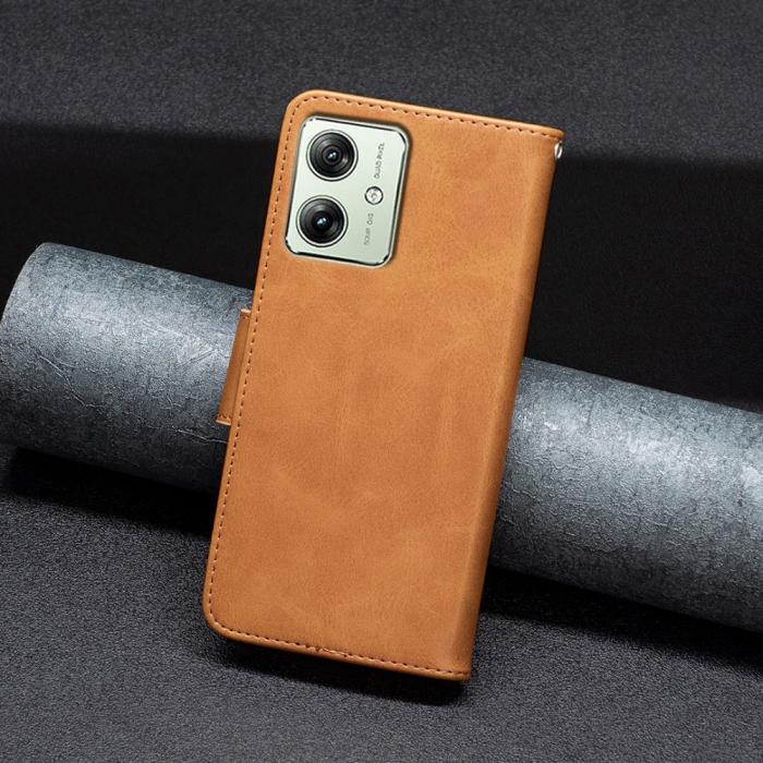 Bild 6,  Motorola Moto G54 5G Fodral Shark Solid Brun - Teknikhallen.se
