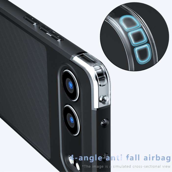 Bild 2,  OnePlus Nord 4 Skal Shockproof Transparent/Svart - Teknikhallen.se