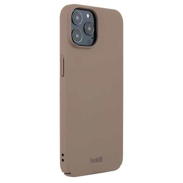 Bild 2, holdit holdit iPhone 12 / 12 Pro Mobilskal Slim Mocha Brown - Teknikhallen.se