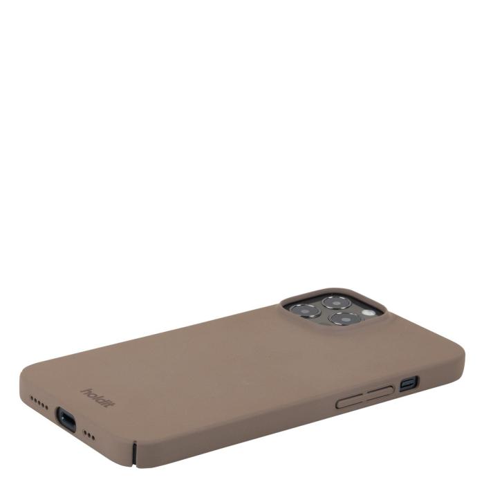 Bild 3, holdit holdit iPhone 12 / 12 Pro Mobilskal Slim Mocha Brown - Teknikhallen.se