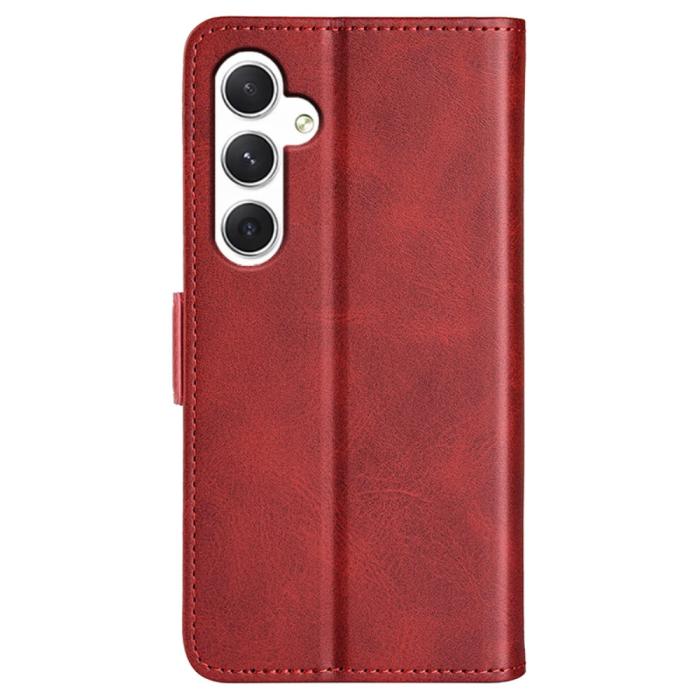 Bild 6,  Samsung Galaxy S24 Fodral Med Magnetisk Stängning Röd - Teknikhallen.se