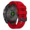 Tech-Protect Tech-Protect Garmin Fenix 5/6/6 Pro/7/8/E 47 mm Armband Silicone Line Röd - Teknikhallen.se