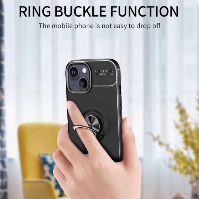 Bild 6,  iPhone 15 Plus Skal Ring Svart - Teknikhallen.se