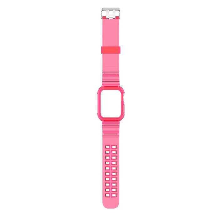 Bild 5,  Apple Watch 38/40/41/42 mm Kristall Skal/Armband Rosa - Teknikhallen.se