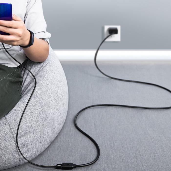 Bild 4, UGREEN UGREEN 1m USB-A Hane - Hona Förlängare Svart - Teknikhallen.se