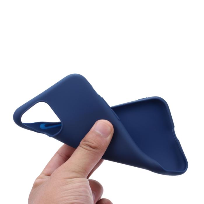 Bild 3,  iPhone 15 Pro Max Skal Frostad TPU Blå - Teknikhallen.se