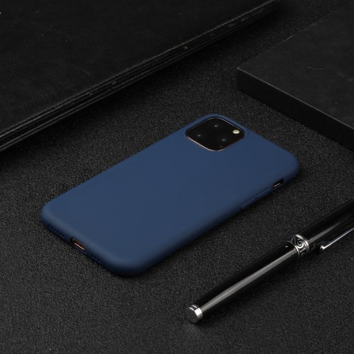 Bild 4,  iPhone 15 Pro Max Skal Frostad TPU Blå - Teknikhallen.se