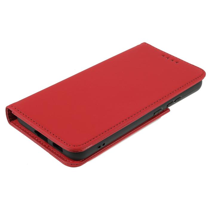 Bild 4,  Samsung Galaxy S22 Plus Fodral Flip Med Kortfack Röd - Teknikhallen.se