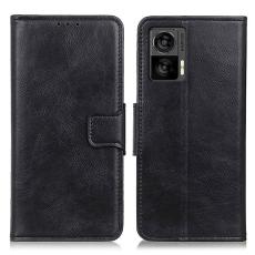  Motorola Edge 30 Neo 5G Fodral Split L&auml;der Svart - Teknikhallen.se