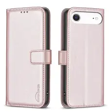 BINFEN BINFEN iPhone Air Fodral L&auml;der Ros&eacute;guld - Teknikhallen.se