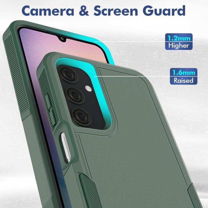 Bild 2,  Samsung Galaxy A25 5G Shockproof Xtreme Skal Mörk Grön - Teknikhallen.se