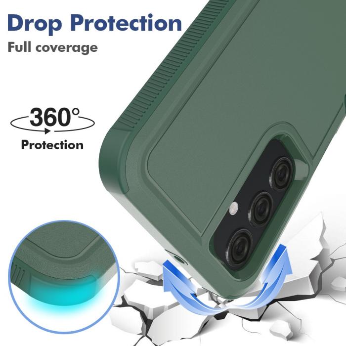 Bild 4,  Samsung Galaxy A25 5G Shockproof Xtreme Skal Mörk Grön - Teknikhallen.se