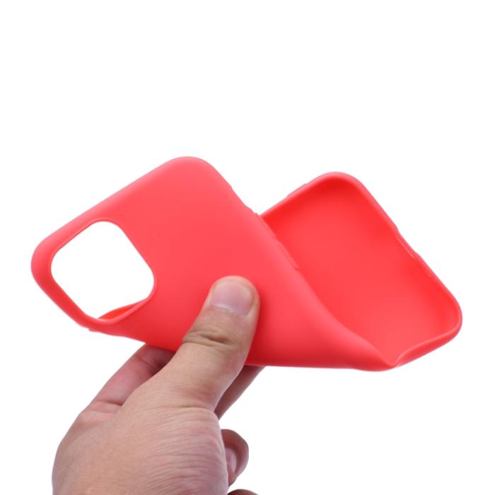 Bild 3,  iPhone 15 Pro Skal Frostad TPU Röd - Teknikhallen.se