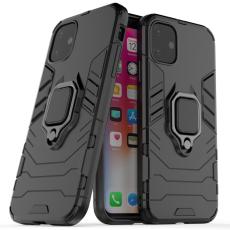  iPhone 11 - Armour Ring Skal - Funkar med magneth&aring;llare - Svart - Teknikhallen.se