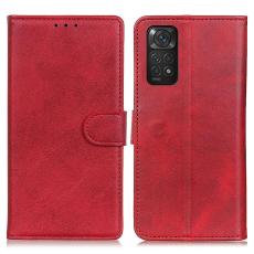  Xiaomi Redmi Note 11 4G Fodral Solid L&auml;der R&ouml;d - Teknikhallen.se