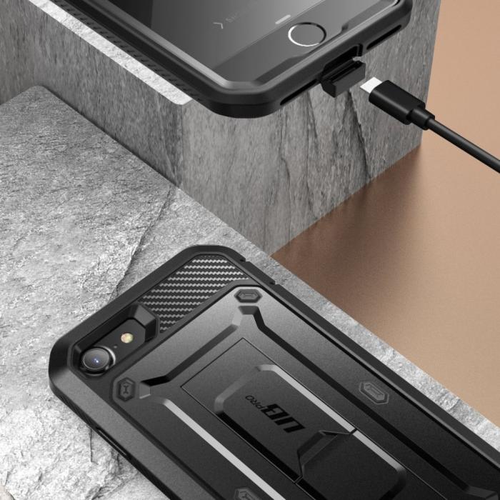 Bild 6, Supcase Supcase iPhone 7/8/SE Skal Unicorn Beetle Pro Svart - Teknikhallen.se