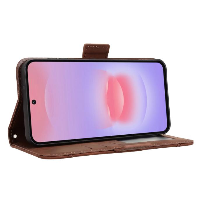 Bild 5,  Samsung Galaxy A27 5G Fodral Med Avtagbart Kortfack Brun - Teknikhallen.se