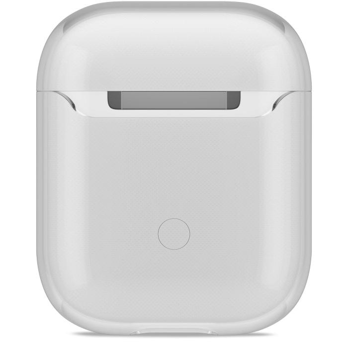 Bild 2, holdit holdit Apple AirPods Nygård Skal Seethru Vit - Teknikhallen.se