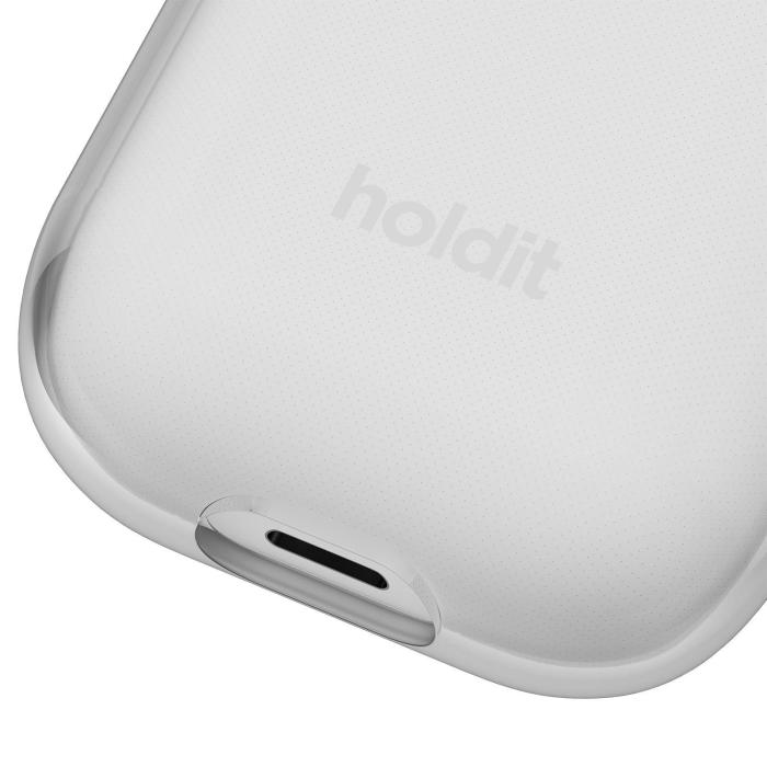 Bild 3, holdit holdit Apple AirPods Nygård Skal Seethru Vit - Teknikhallen.se