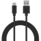 Smartline Smartline 1m 3A USB-C Laddningskabel Svart - Teknikhallen.se