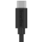 Smartline Smartline 1m 3A USB-C Laddningskabel Svart - Teknikhallen.se