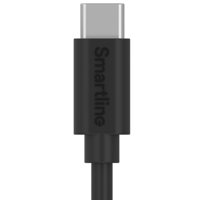 Bild 3, Smartline Smartline 1m 3A USB-C Laddningskabel Svart - Teknikhallen.se