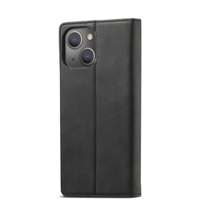 Bild 3, LC.IMEEKE LC.IMEEKE iPhone 14 Plus Fodral Flip Svart - Teknikhallen.se