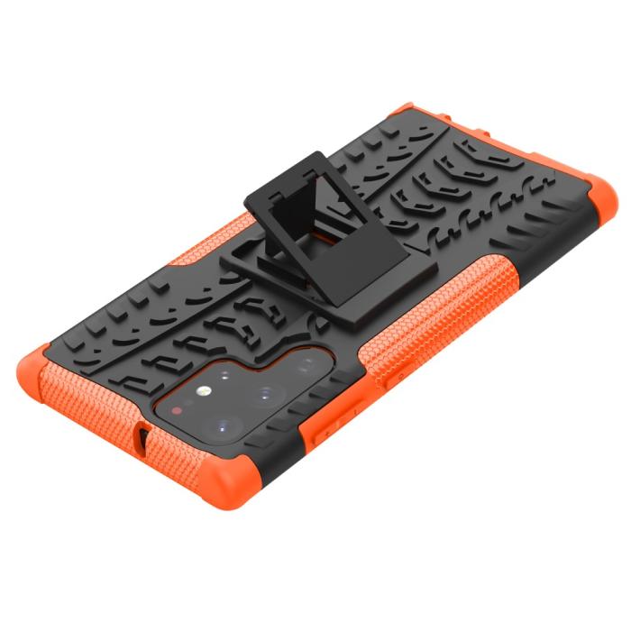 Bild 6,  Samsung Galaxy S22 Ultra Skal Ultimata Stöttåligt med Stöd Orange - Teknikhallen.se