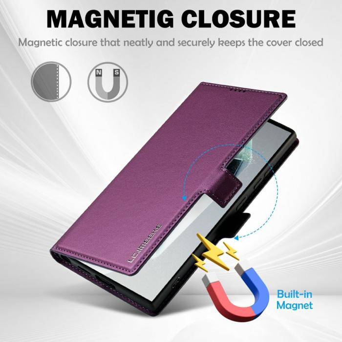 Bild 4, LC.IMEEKE LC.IMEEKE Galaxy S25 Ultra Fodral Med Magnetisk Stängning - Teknikhallen.se