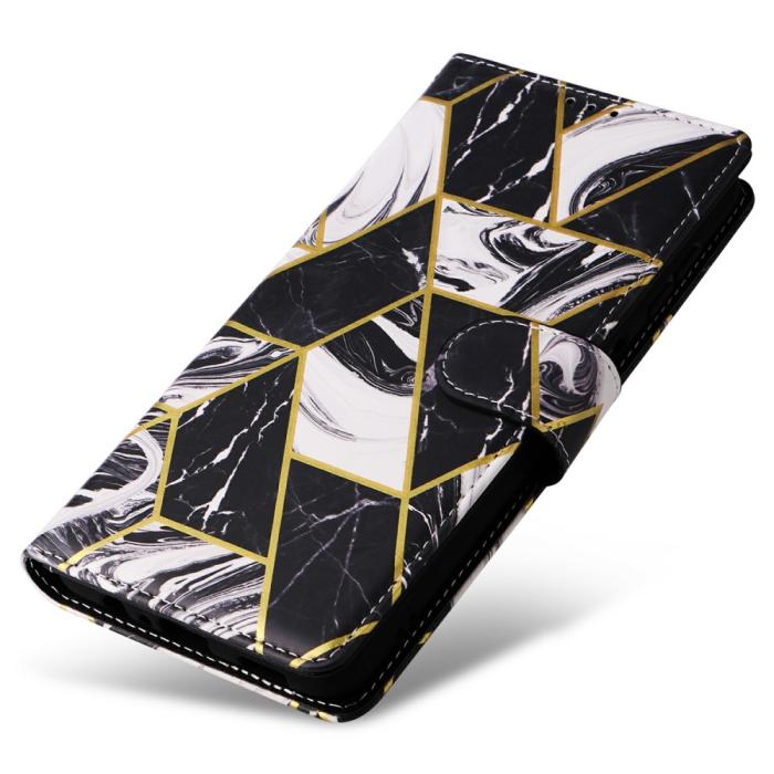 Bild 5,  Samsung Galaxy S25 Fodral Läder Marmor Svart - Teknikhallen.se