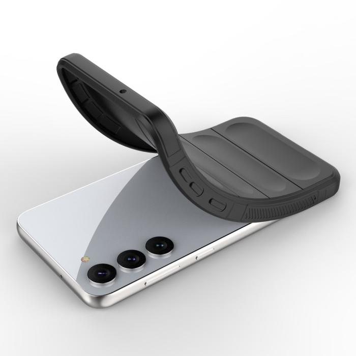 Bild 3,  Samsung Galaxy S23 Plus Skal Magic Shield Mörk Grå - Teknikhallen.se