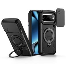  Google Pixel 11/11 Pro Skal Skjutbart Linsskydd Stativ Svart - Teknikhallen.se