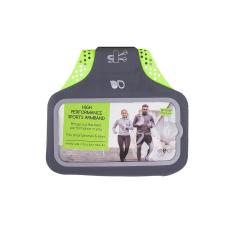 Gear GEAR Sportarmband Premium Universal Small 5" Gr&aring;/Gul - Teknikhallen.se