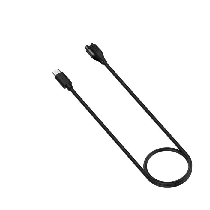 Bild 4,  USB-C Laddningskabel 1m Garmin Smartwatch Svart - Teknikhallen.se
