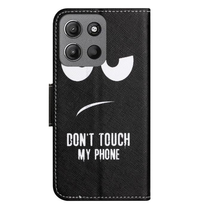 Bild 5,  Motorola Moto G86 Power/G86 5G Fodral Läder Dont Touch - Teknikhallen.se