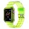  Apple Watch 38/40/41mm Kristall Skal/Armband Neon Gul - Teknikhallen.se