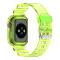  Apple Watch 38/40/41mm Kristall Skal/Armband Neon Gul - Teknikhallen.se