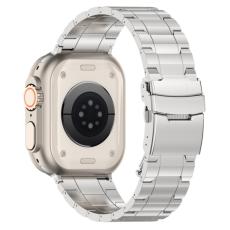  Apple Watch 42/41/40/38 mm Armband Steel Titanium Silver - Teknikhallen.se