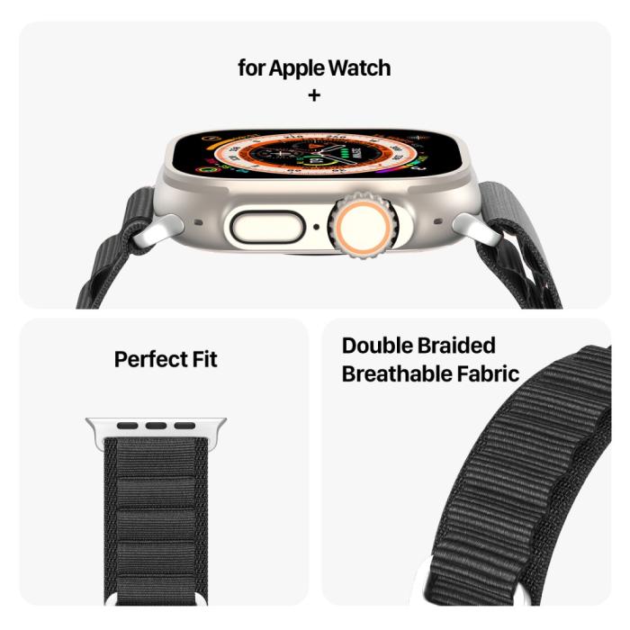 Bild 4, DUX DUCIS DUX DUCIS Apple Watch 38/40/41/42 mm mm Armband Polyester Pro - Teknikhallen.se