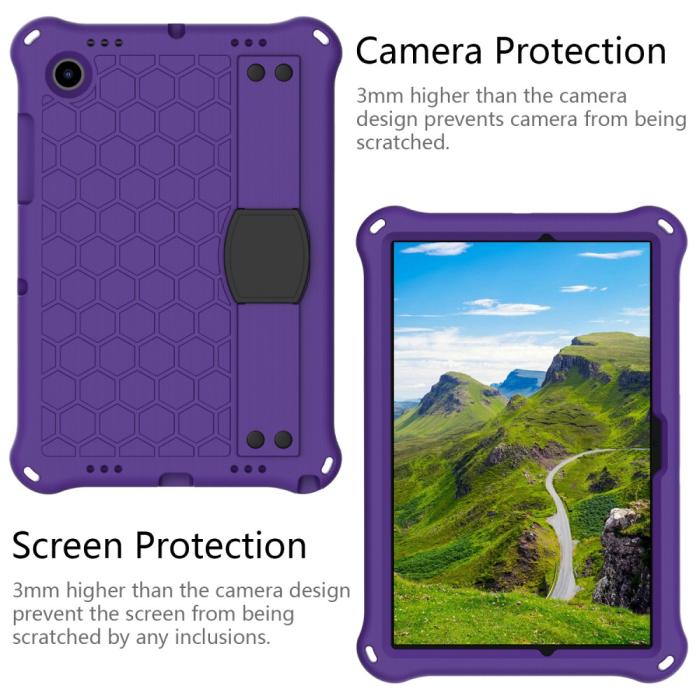 Bild 2,  Galaxy Tab A8 10.5 Skal Honeycomb EVA Shockproof Kickstand - Teknikhallen.se