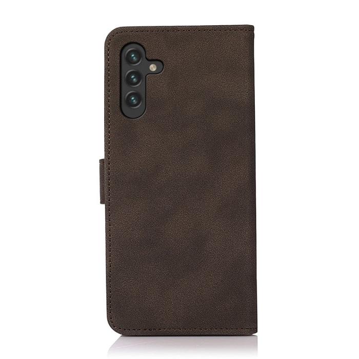 Bild 3, KHAZNEH KHAZNEH Samsung Galaxy A04s / A13 5G Fodral Retro Läder Brun - Teknikhallen.se